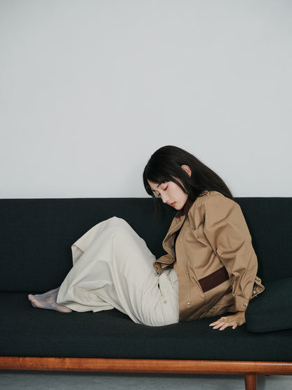 ナローベルトポケットデザインスカート　[通常]