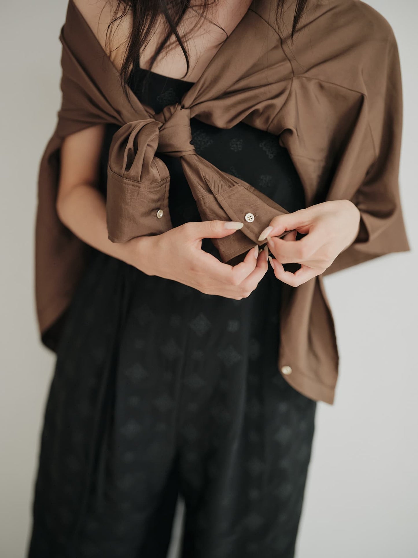 ブライトツイルダブルポケットシャツ　[通常]