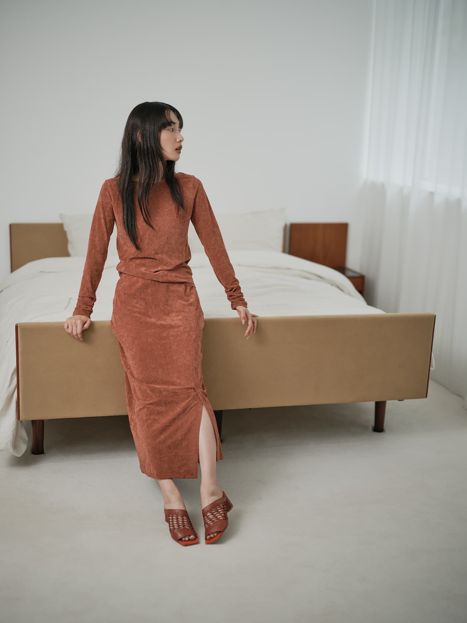 COHINA コヒナ　エストラータ トリアセベロアトップス　 ¥14,300 2025/09/06_STRATA – COHINA STORE