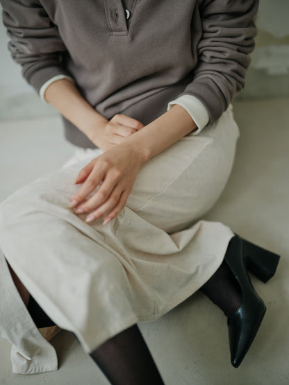 トリアセベロアナロースカート-short & regular　[通常]