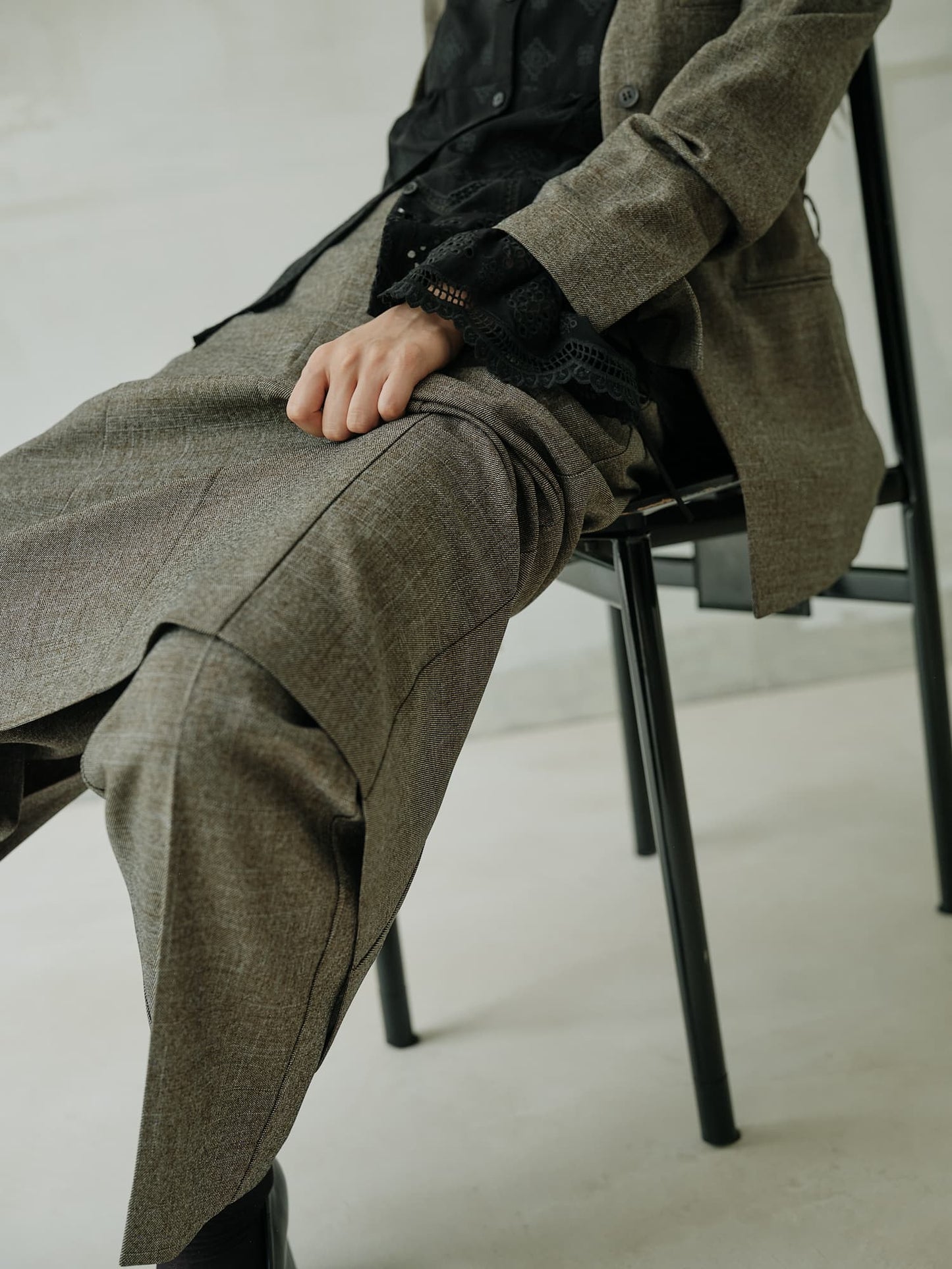 ナローベルトポケットデザインスカート　[通常]