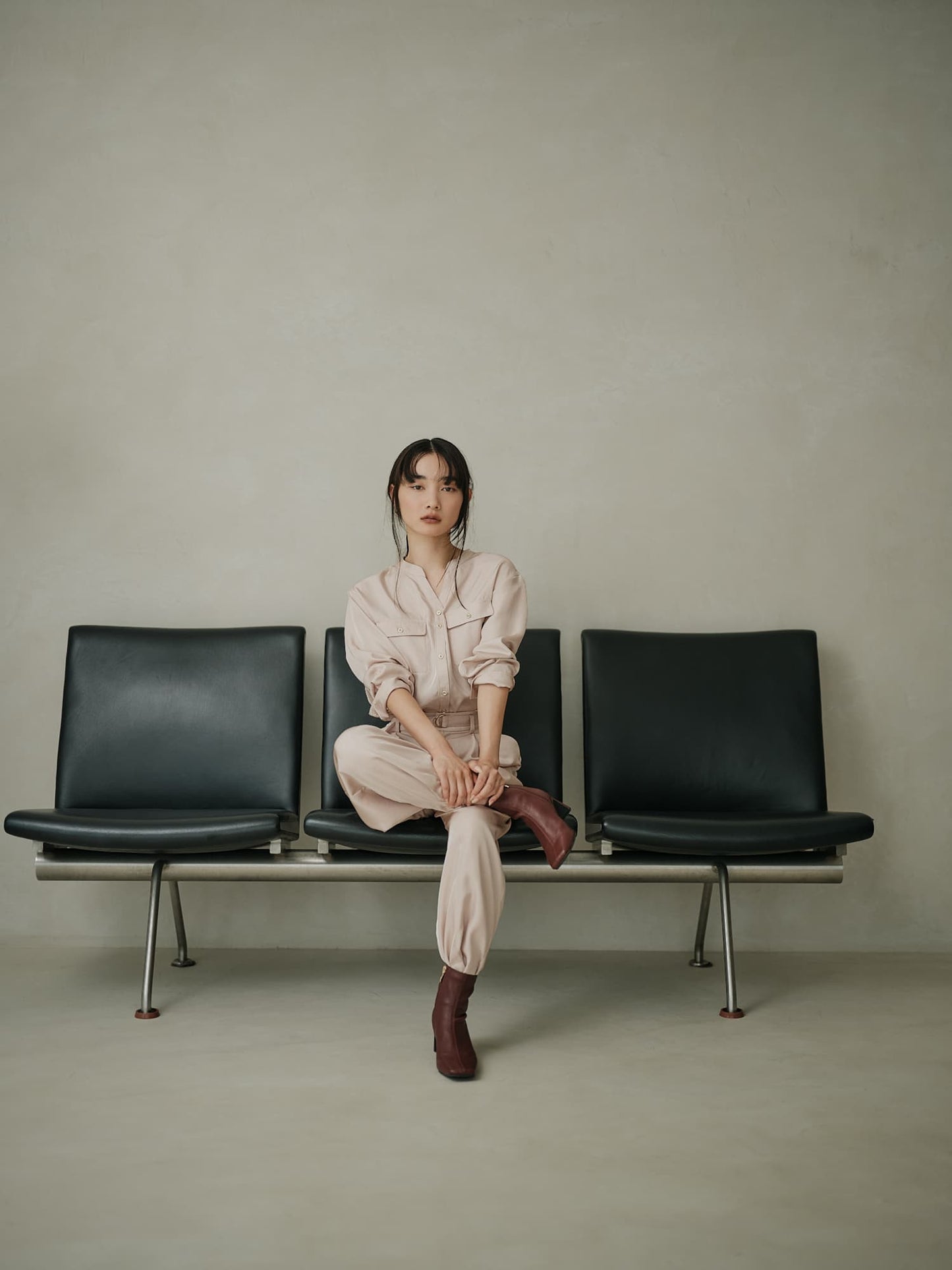 ブライトツイルダブルポケットシャツ　[通常]