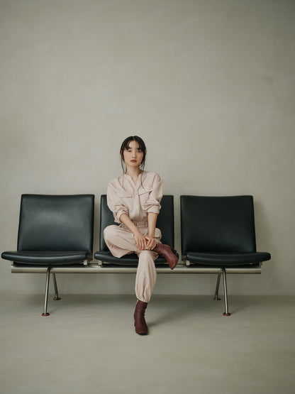 ブライトツイルダブルポケットシャツ　[通常]