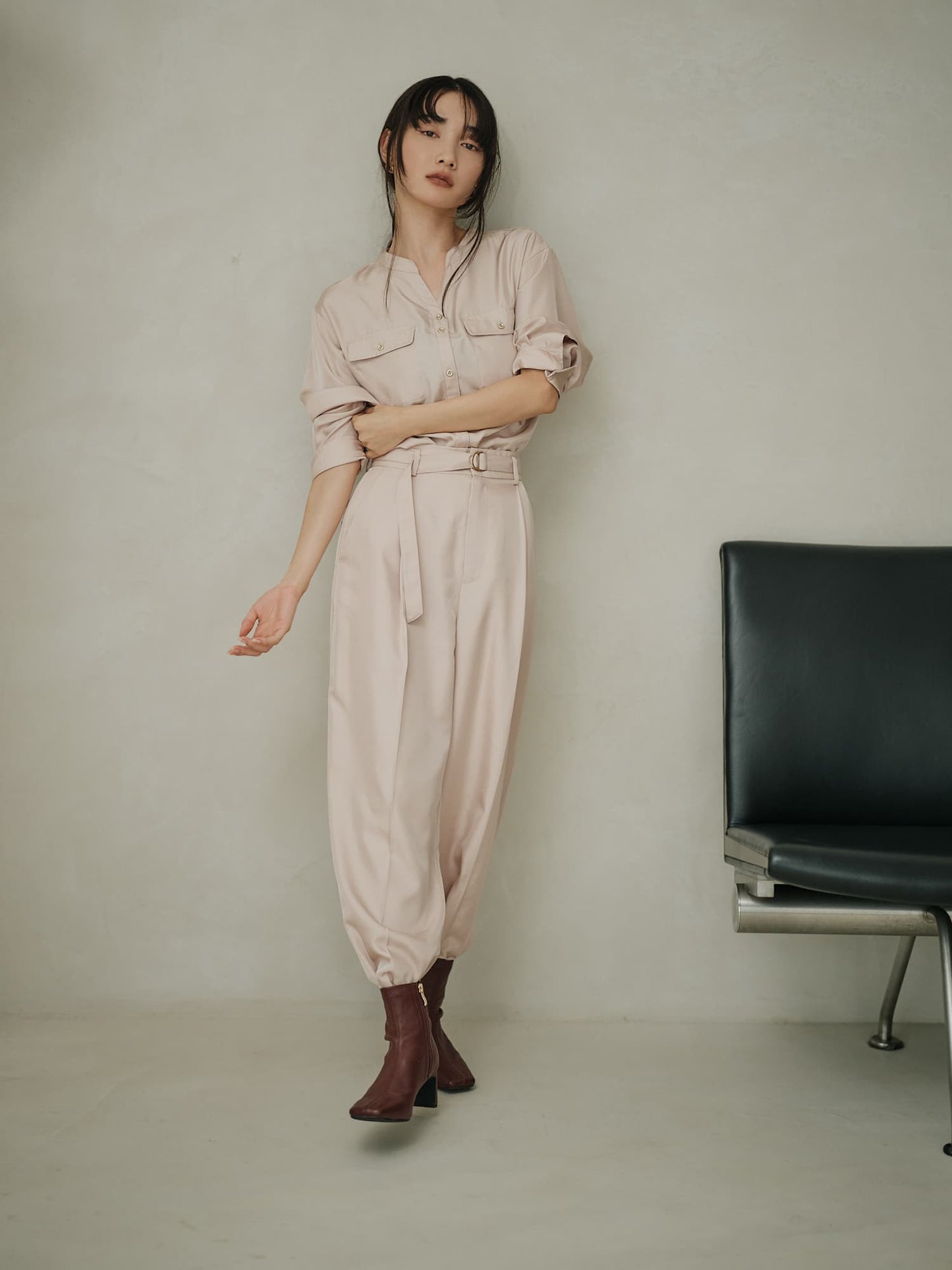 157cm | B:77 W:56 H:82 股下:69 | XS着用