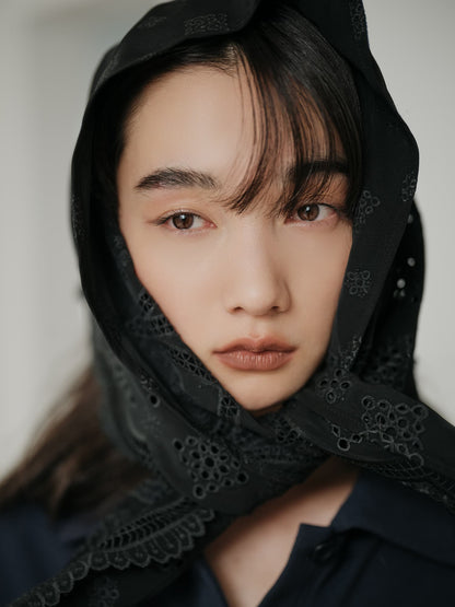 エンブロイダリースカーフセットオールインワン　[通常]