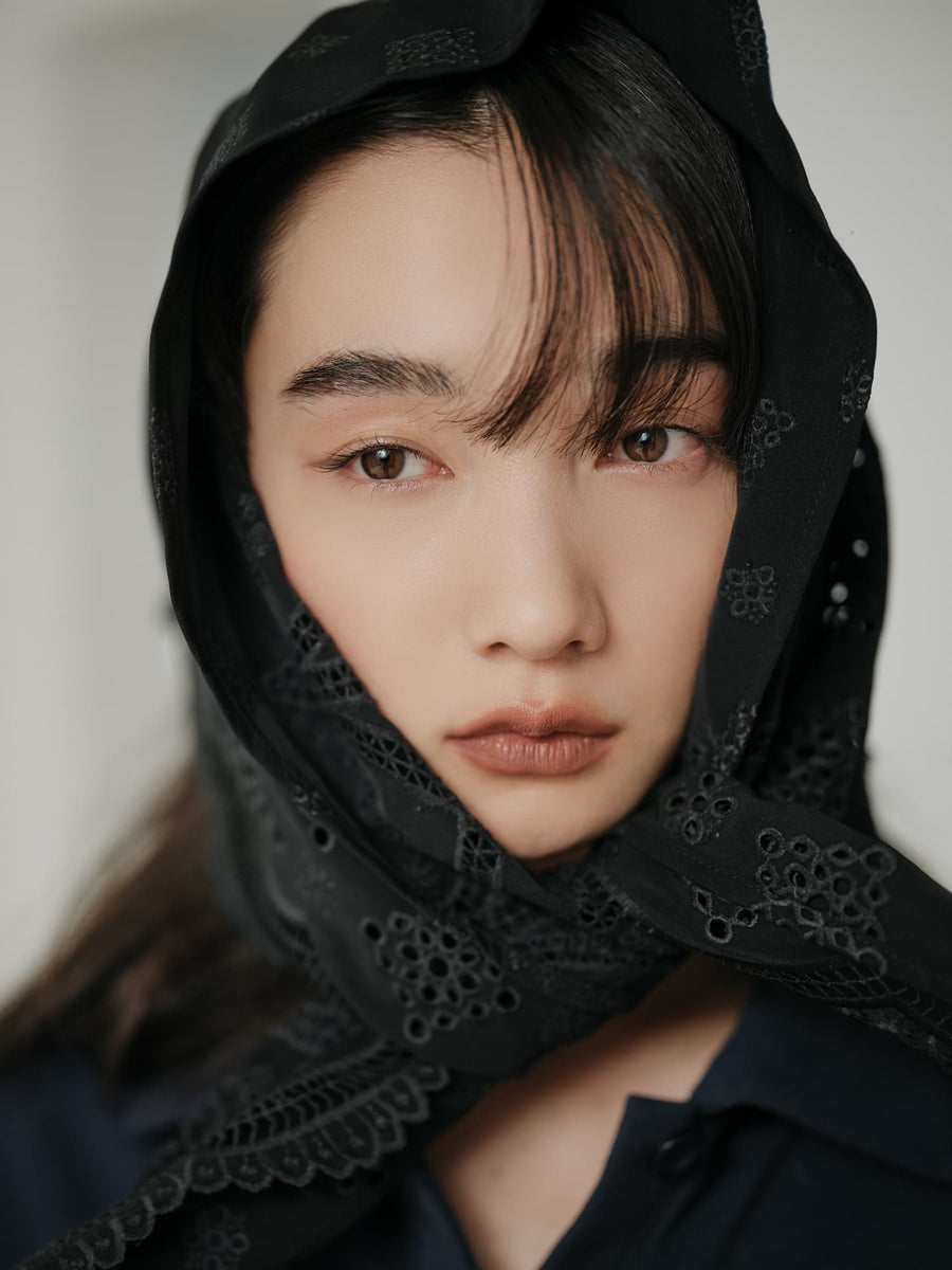 エンブロイダリースカーフセットオールインワン　[通常]