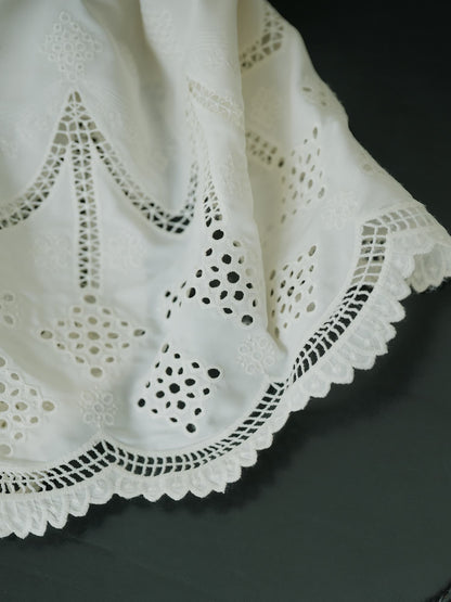 エンブロイダリースカーフセットオールインワン　[通常]