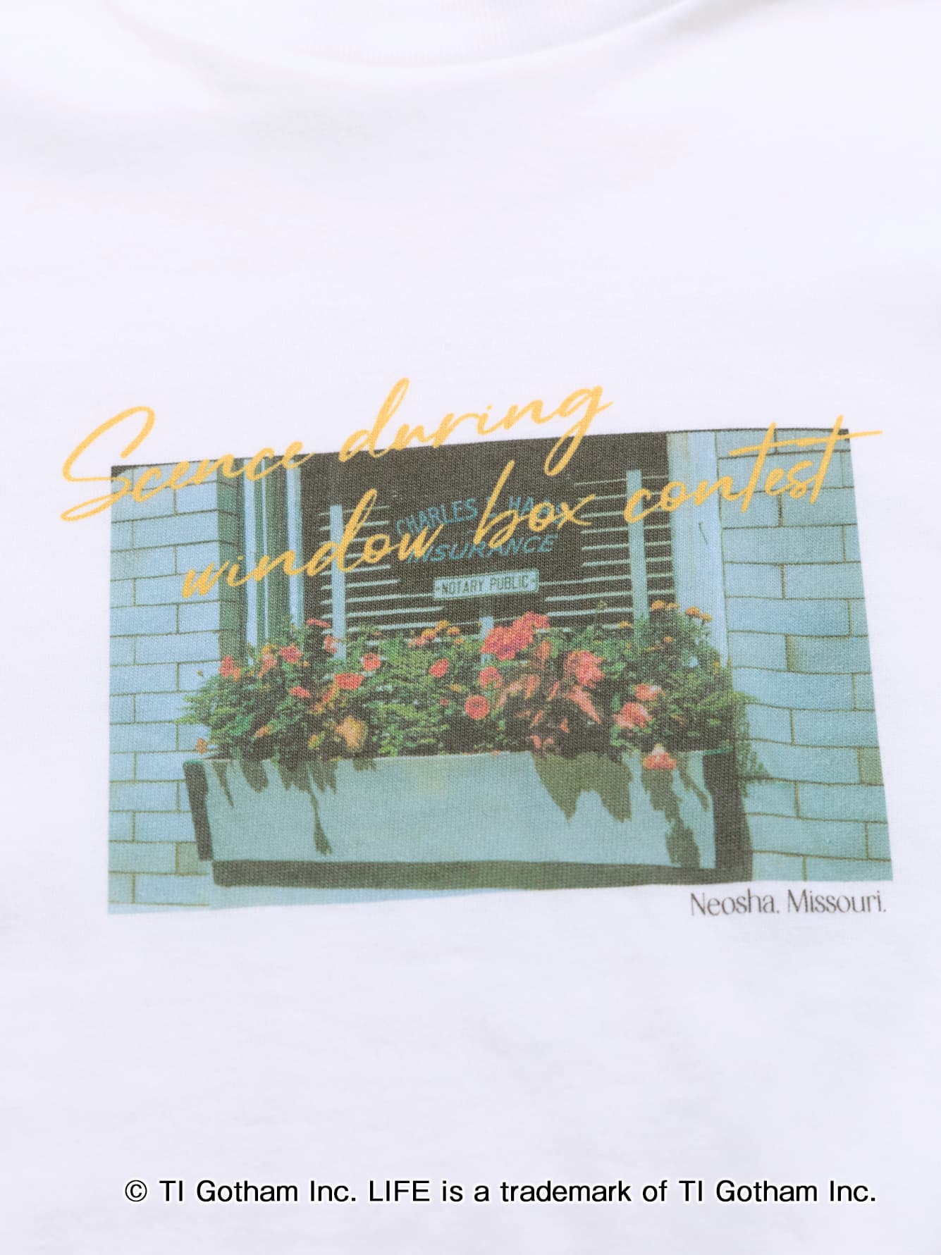【GOOD ROCK SPEED】＜LIFE＞ flower photo Tシャツ　[通常]