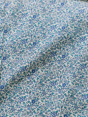 【COHINA MADE WITH LIBERTY FABRIC】ラッフルスリーブブラウス　[通常]