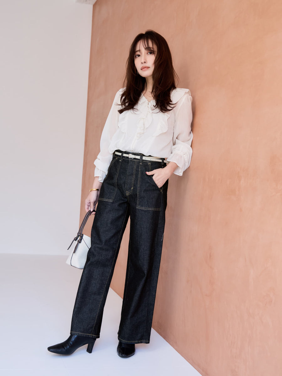 149cm | B:77 W:60 H:83 股下:68.5 | ワンサイズ着用