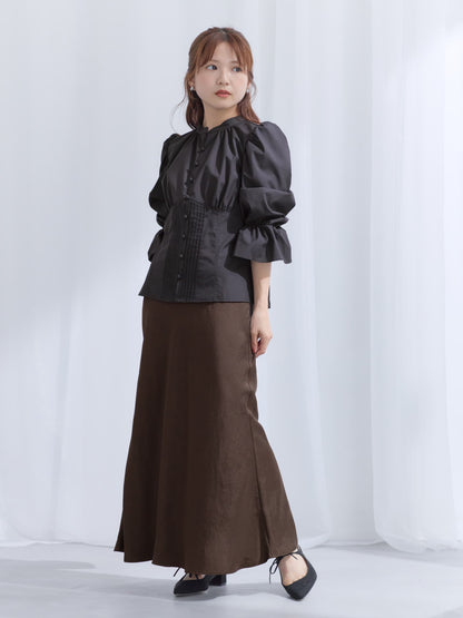【店舗限定】ギャザーパフスリーブブラウス