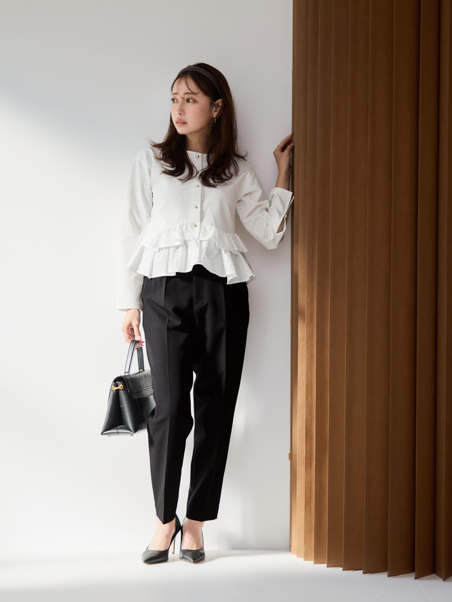 2wayフリルペプラムトップス　[通常]