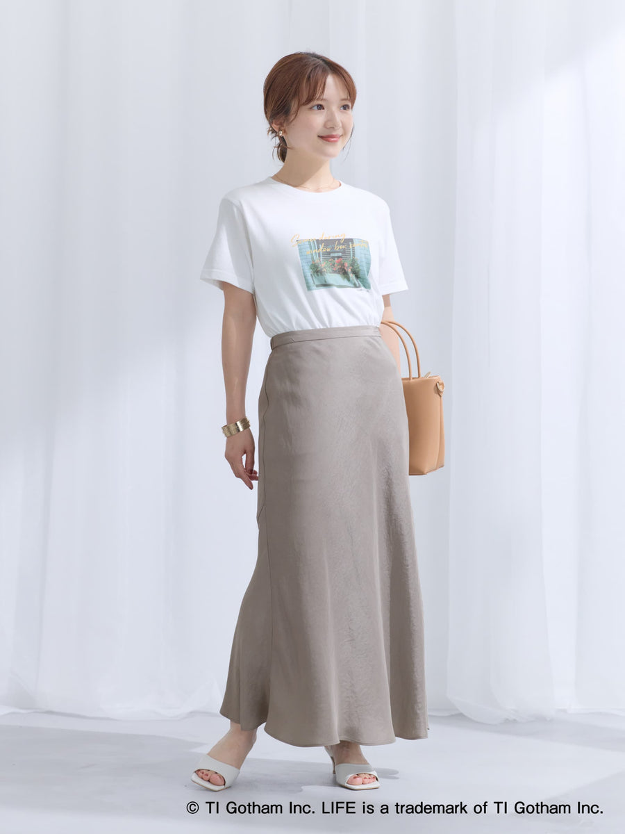 【GOOD ROCK SPEED】＜LIFE＞ flower photo Tシャツ　[通常]