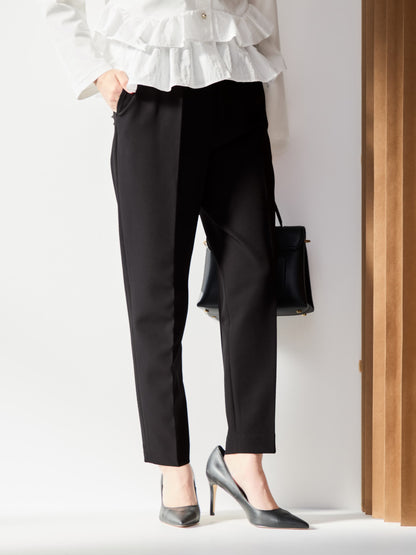 とろみワンタックテーパードパンツ-short & regular　[通常]