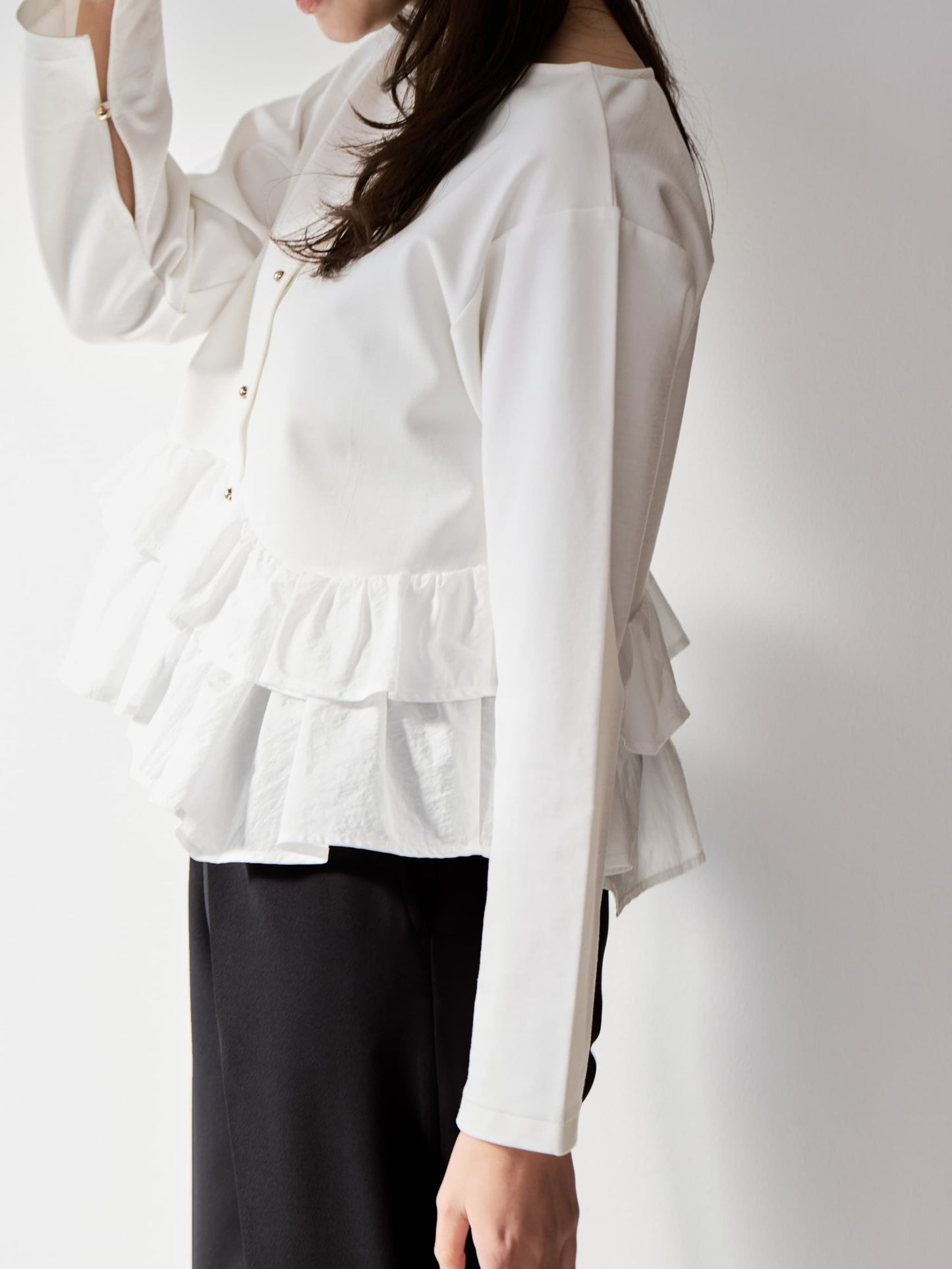 2wayフリルペプラムトップス　[通常]