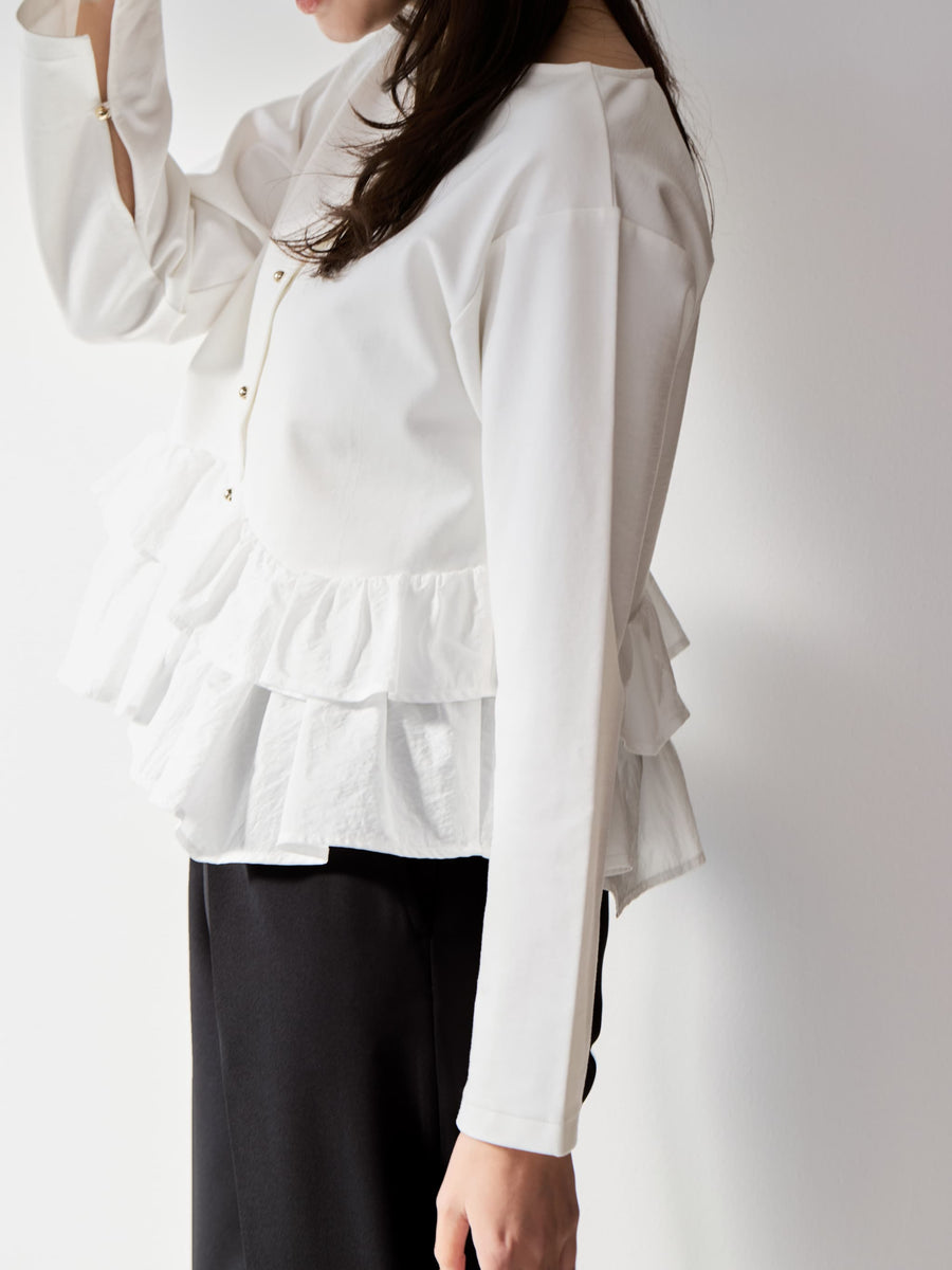 2wayフリルペプラムトップス　[通常]
