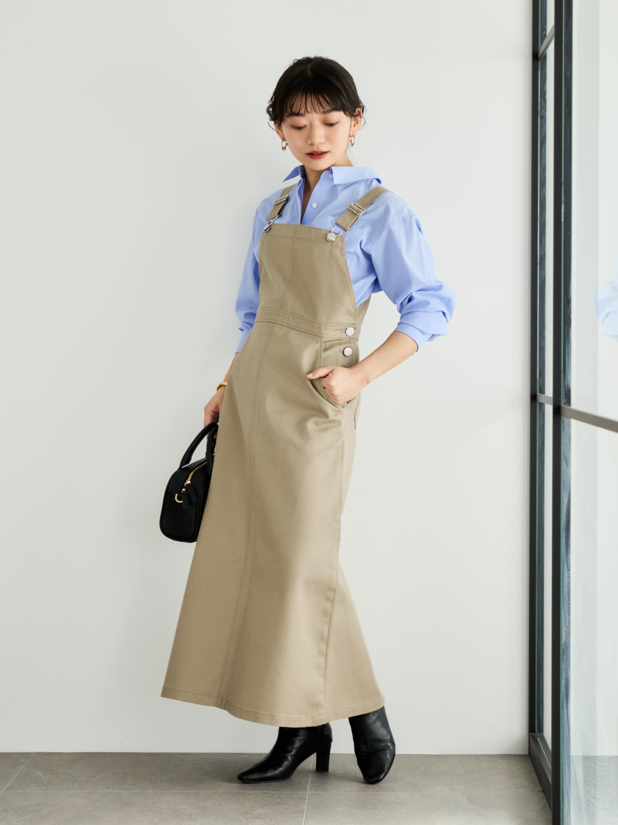 Dickies®×COHINA】ジャンパースカート-short & regular | 小柄・低身長