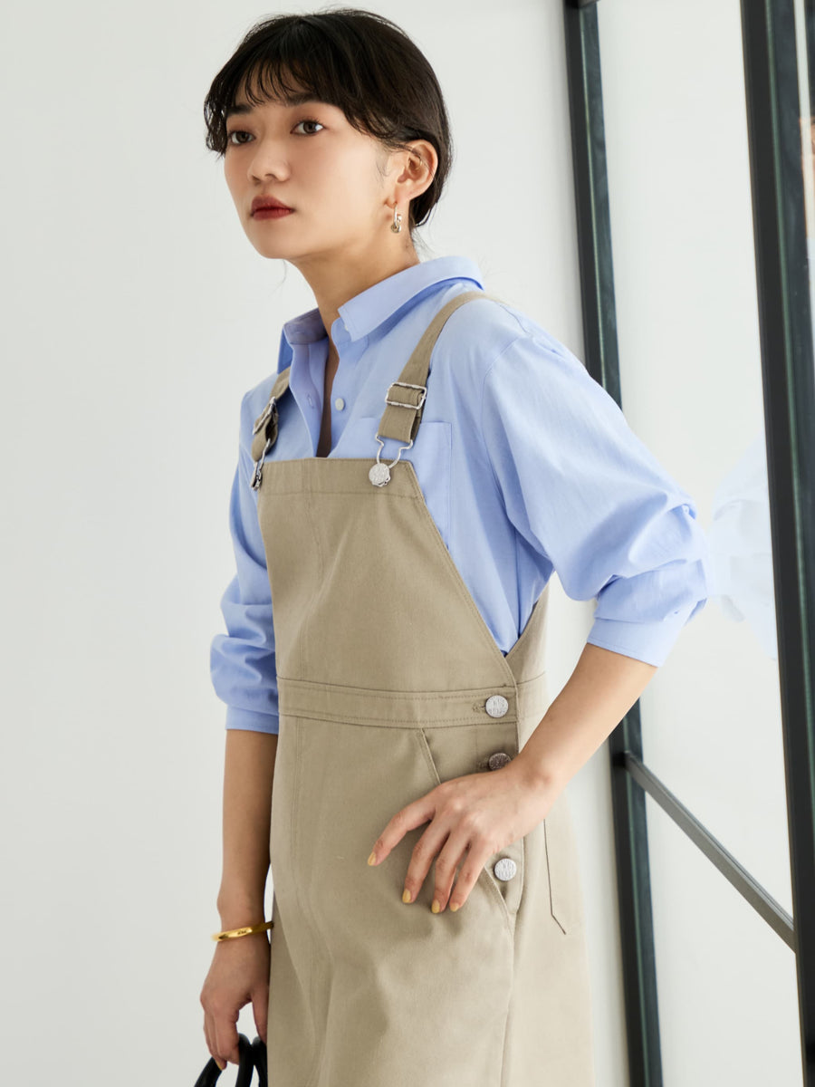 【Dickies®×COHINA】ジャンパースカート-short & regular　[通常]