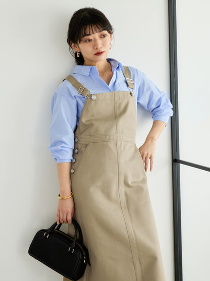 【Dickies®×COHINA】ジャンパースカート-short & regular　[通常]