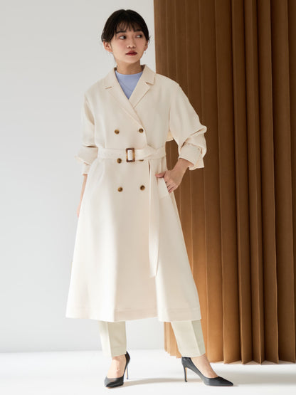 とろみワンタックテーパードパンツ-short & regular　[通常]