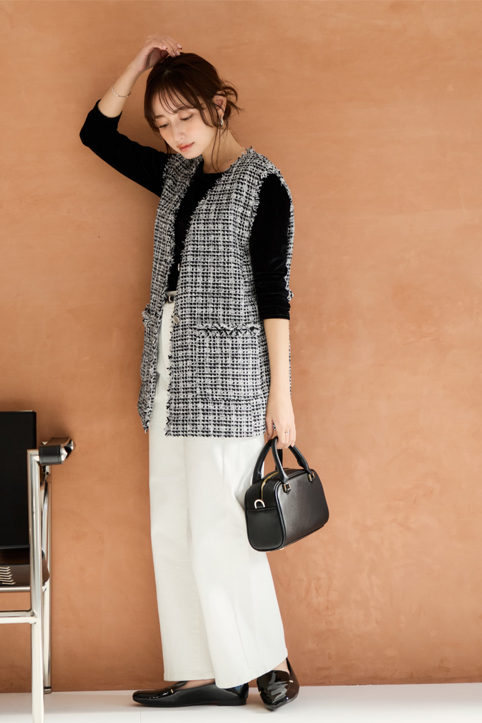 COHINA×SOMETHING Back-Tuck Denim Skirt ＆ Baker Straight Denim