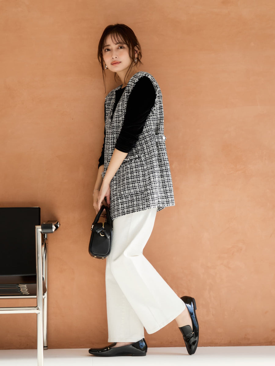 【SOMETHINGコラボ】ベイカーストレートデニム-short & regular　[通常]