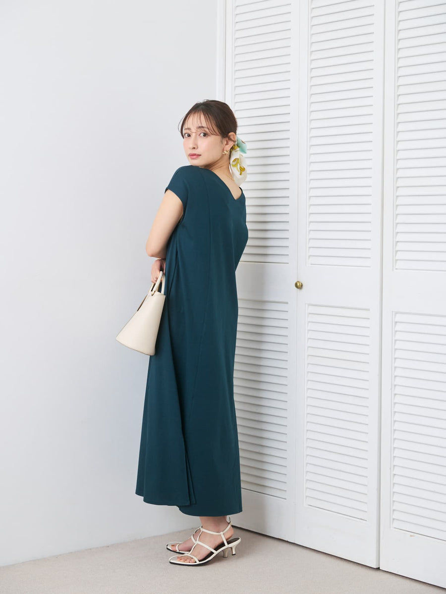 【接触冷感】2wayシームデザインワンピース-short & regular　　[通常]
