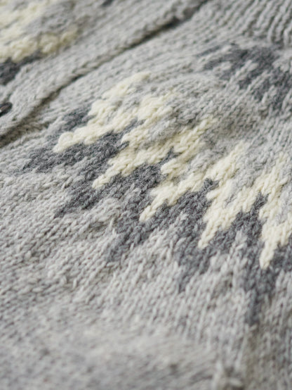 【NEPAL HAND KNIT】求心柄カーディガン　[通常]