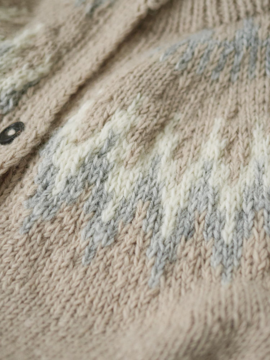 【NEPAL HAND KNIT】求心柄カーディガン　[通常]