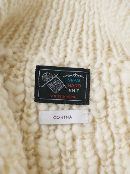 【NEPAL HAND KNIT】求心柄カーディガン　[通常]