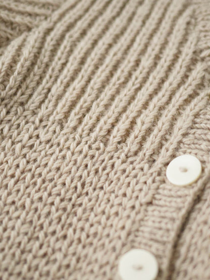 【NEPAL HAND KNIT】パターンミックスカーディガン　[通常]