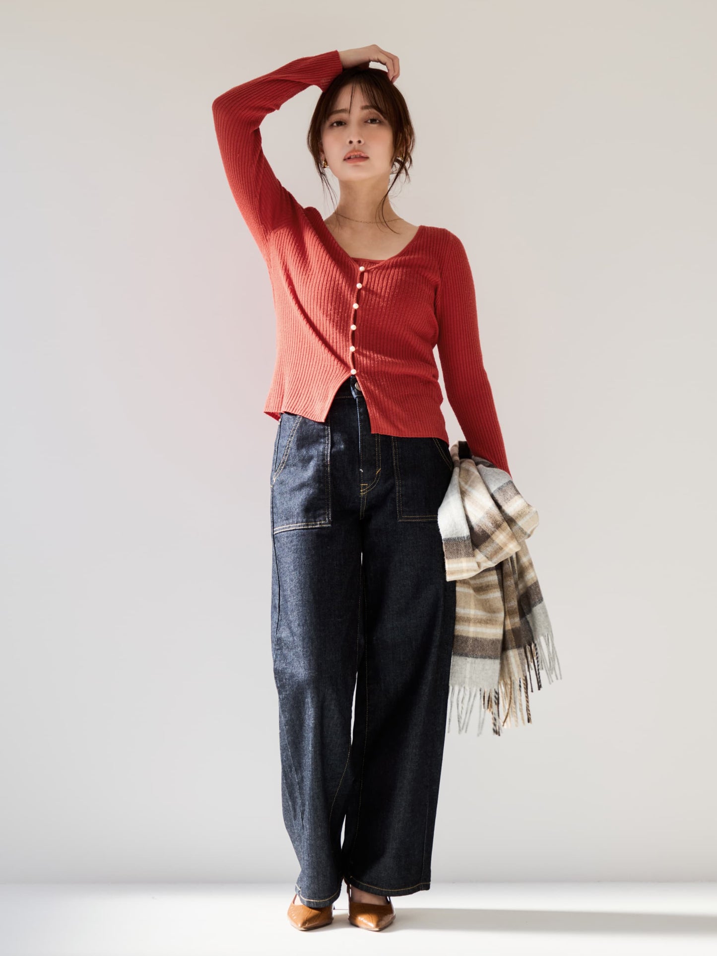 149cm | B:77 W:60 H:83 股下:68.5 | ワンサイズ着用