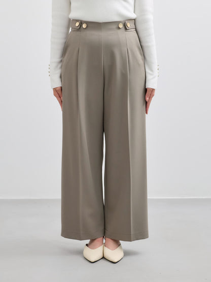 ※こちらが実物のカラーに一番お色味が近くなっております。（グレージュ）<br>149cm | B:77 W:60 H:83 股下:68.5 | regular-XS着用(ヒールの高さ: 3.5cm)
