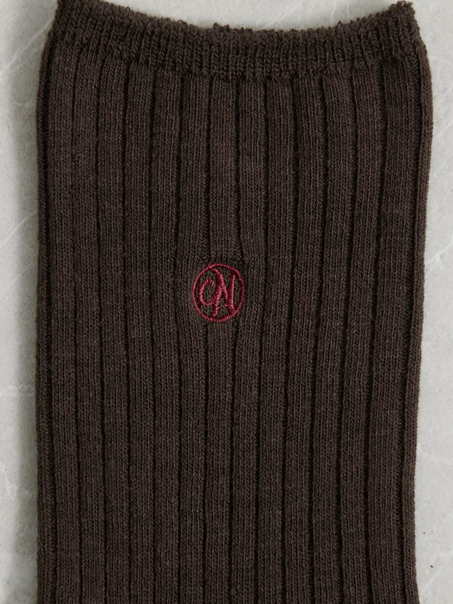 刺繍リブソックス　[通常]