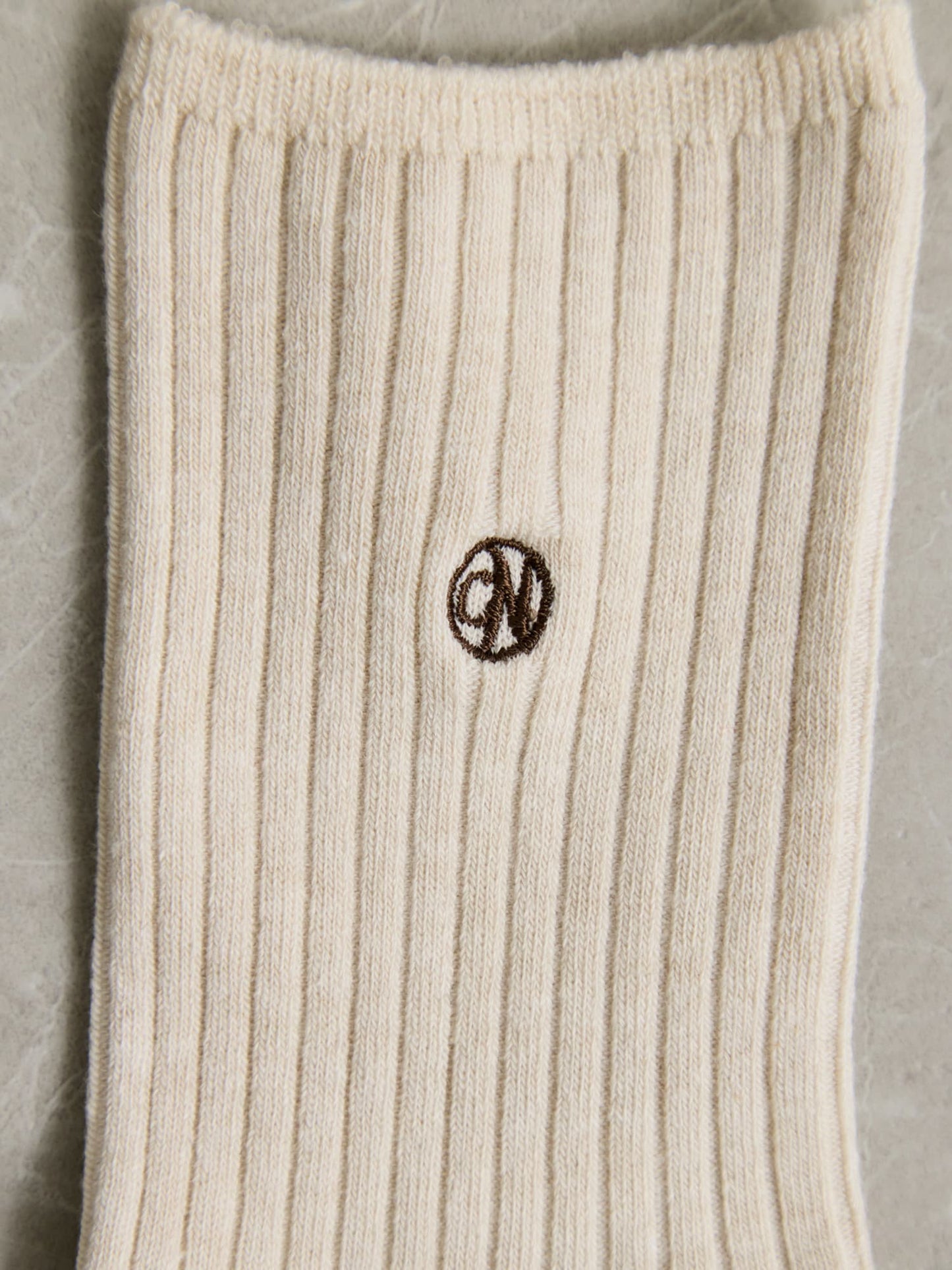 刺繍リブソックス　[通常]