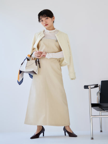 【Dickies®×COHINA】ジャンパースカート-short & regular　[通常]