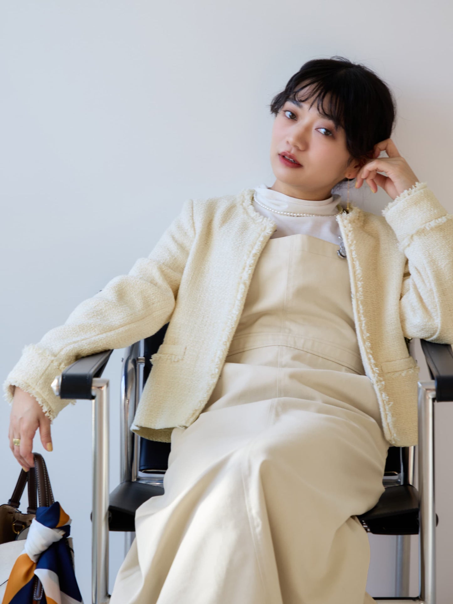 【Dickies®×COHINA】ジャンパースカート-short & regular　[通常]