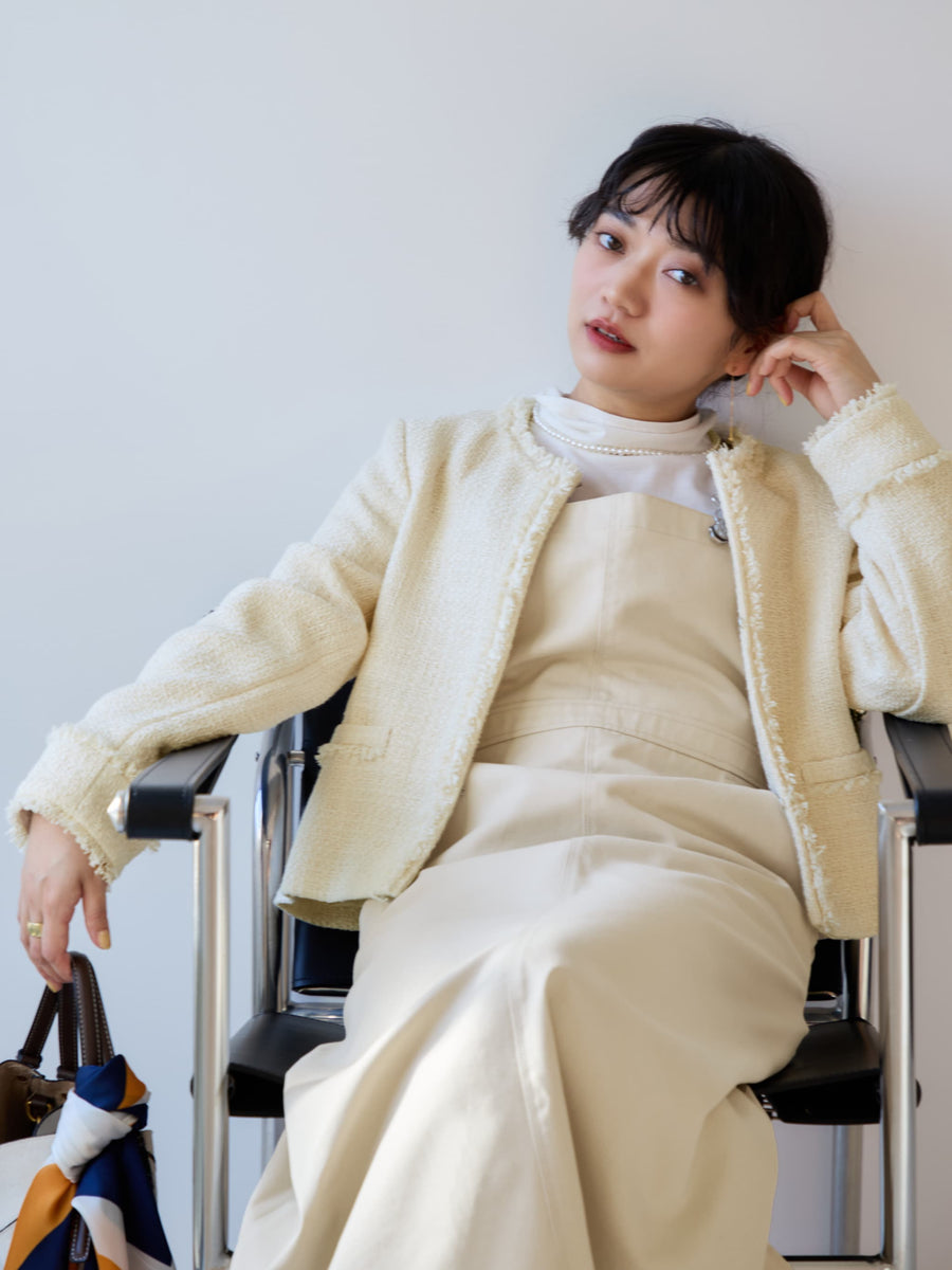 【Dickies®×COHINA】ジャンパースカート-short & regular　[通常]