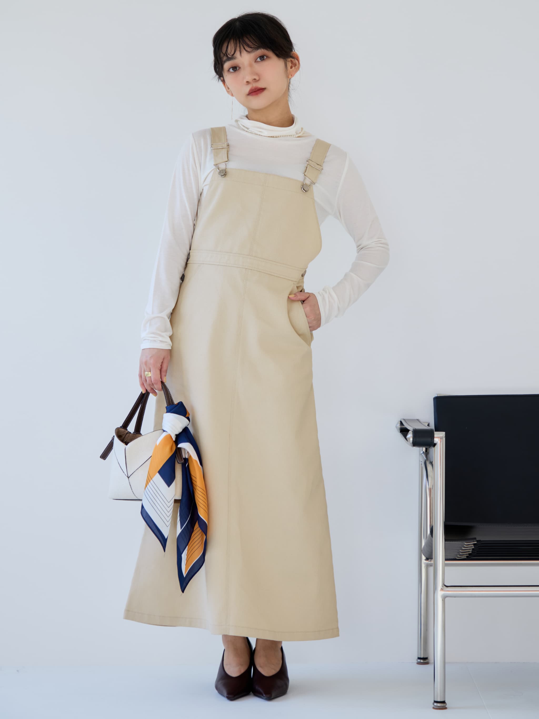 Dickies®×COHINA】ジャンパースカート-short & regular | 小柄・低身長