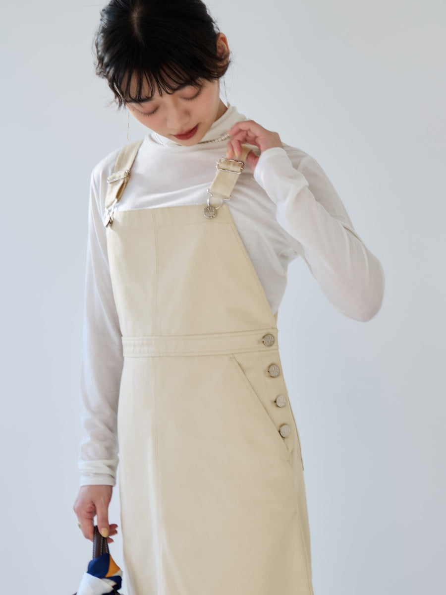 【Dickies®×COHINA】ジャンパースカート-short & regular　[通常]