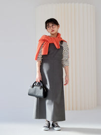 【Dickies®×COHINA】ジャンパースカート-short & regular　[通常]