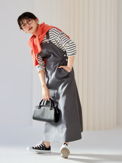 【Dickies®×COHINA】ジャンパースカート-short & regular　[通常]