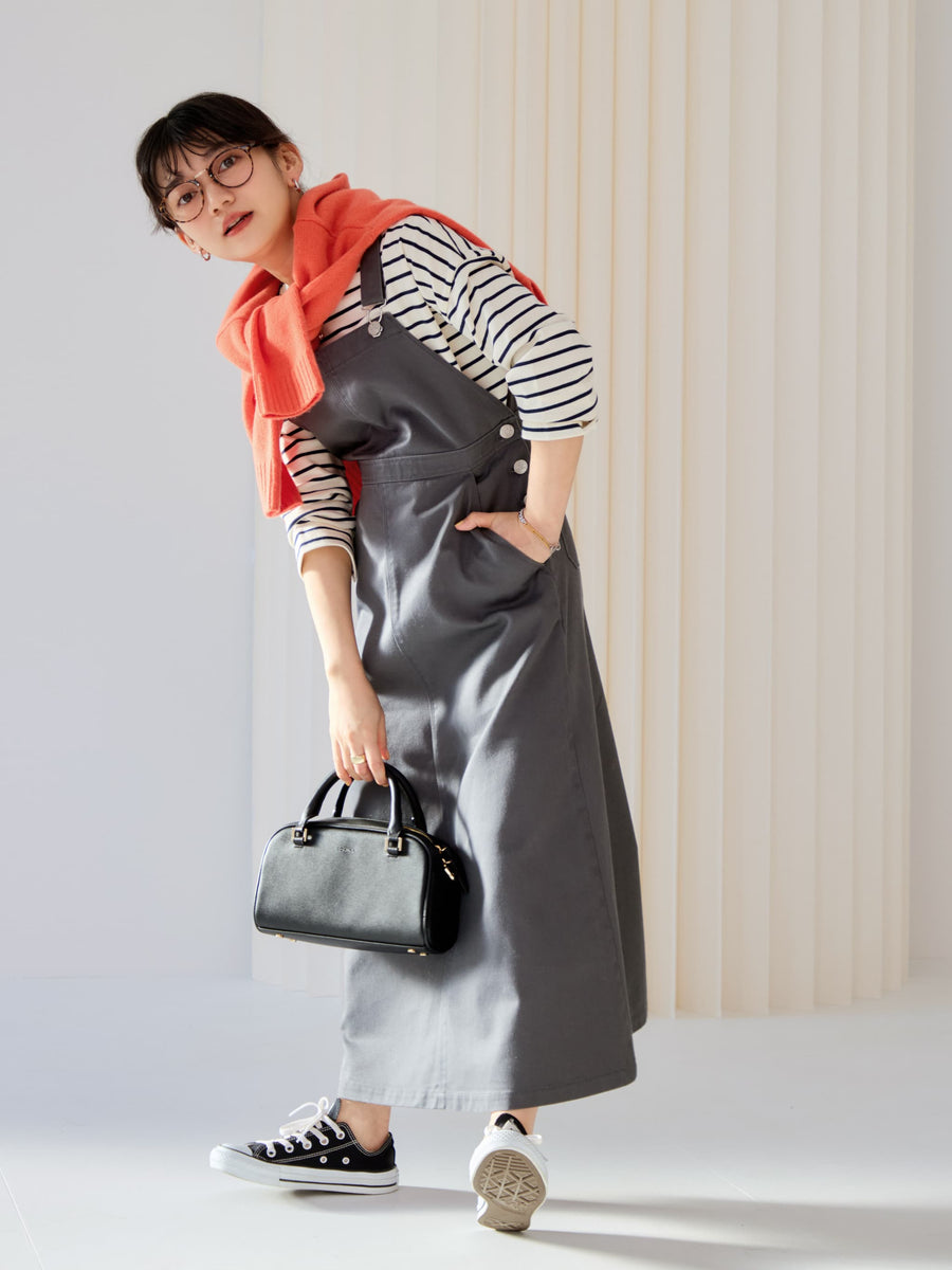 【Dickies®×COHINA】ジャンパースカート-short & regular　[通常]