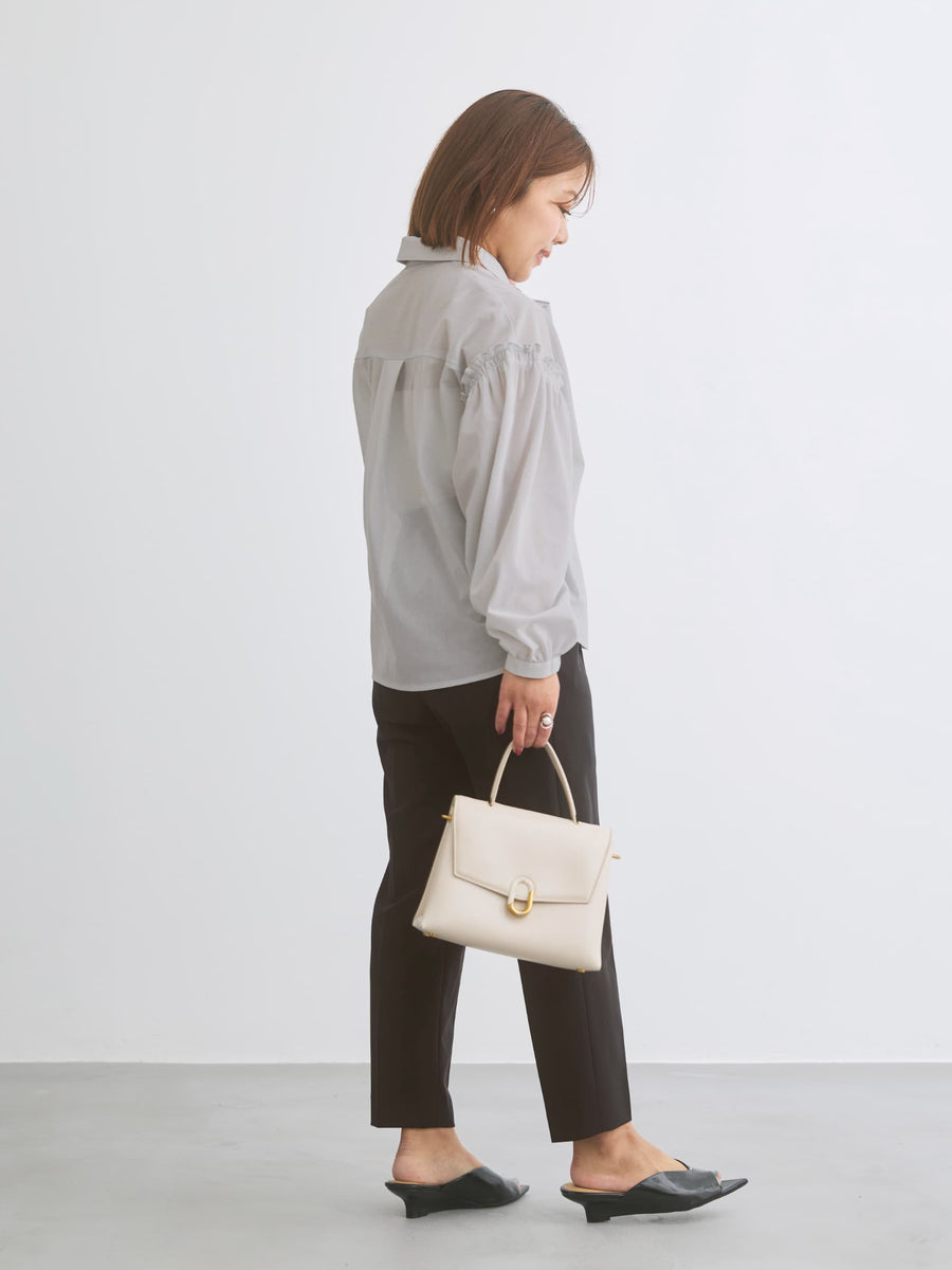 とろみワンタックテーパードパンツ-short & regular　[通常]