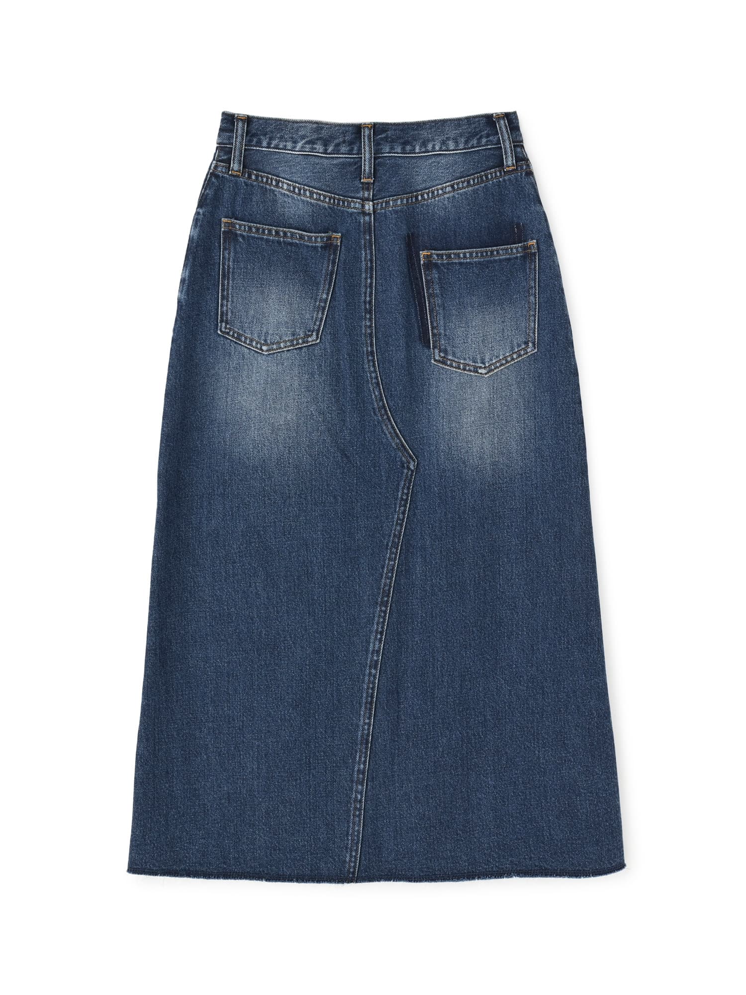 アシメセミフレアデニムスカート| 小柄・低身長女性向けファッション