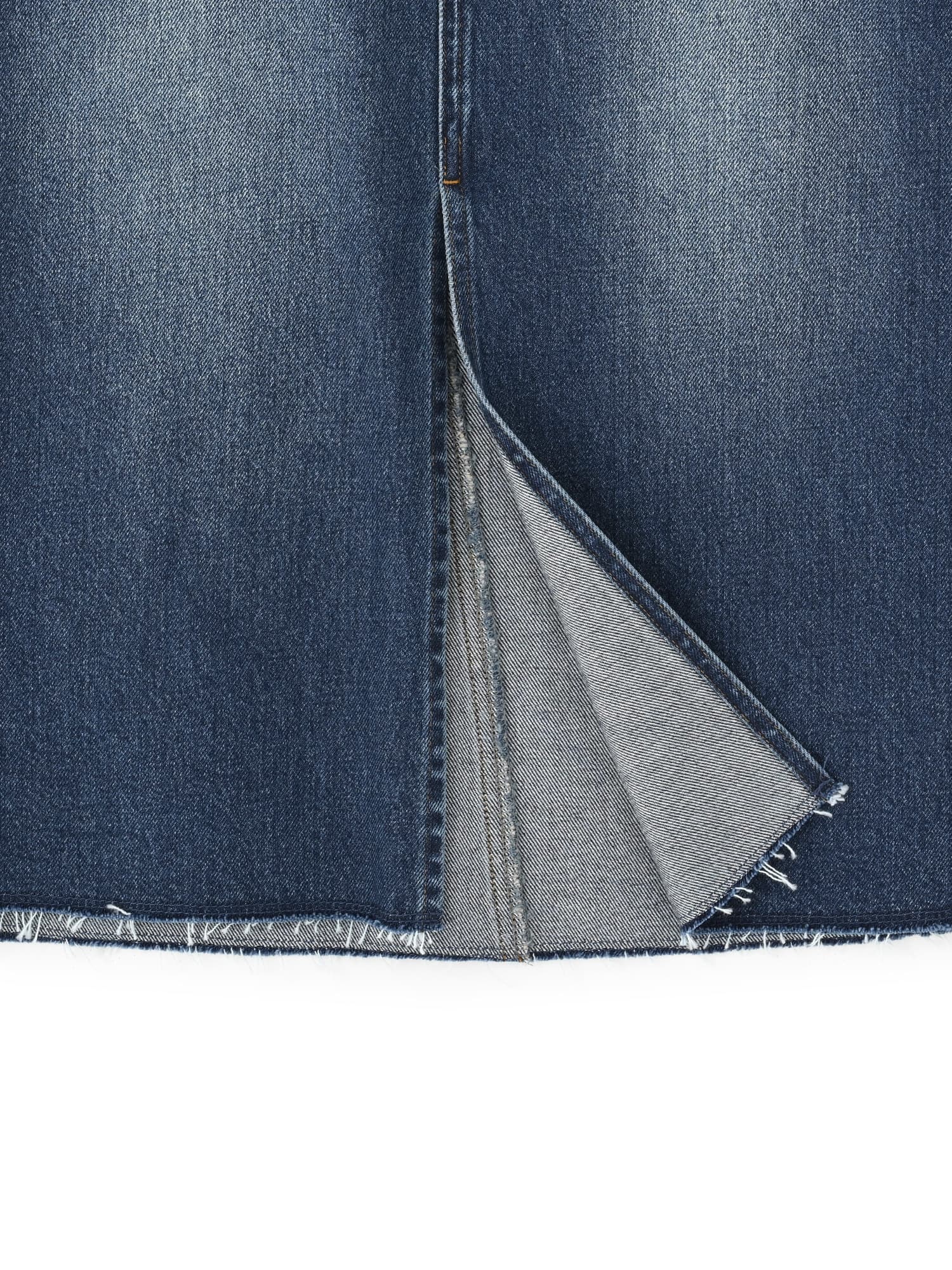 アシメセミフレアデニムスカート　 エストラータ　COHINA コヒナ アシメセミフレアデニムスカート| 小柄・低身長女性向け