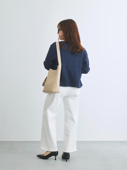 【SOMETHINGコラボ】ベイカーストレートデニム-short & regular　[通常]