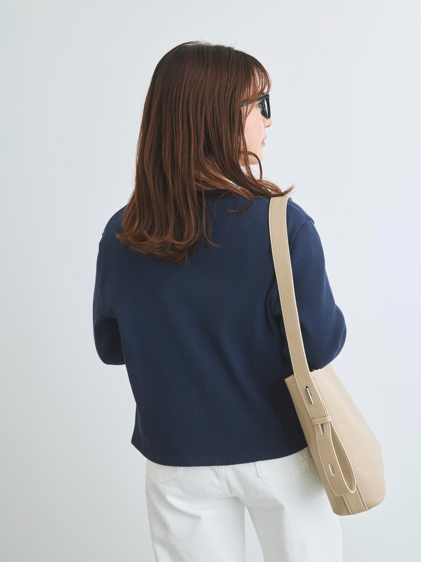 コットンテレコリブカーディガン　[通常]