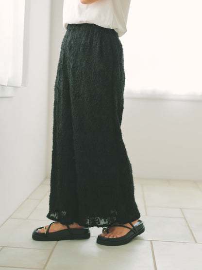 シアージャカードプリーツパンツ-short & regular　[通常]