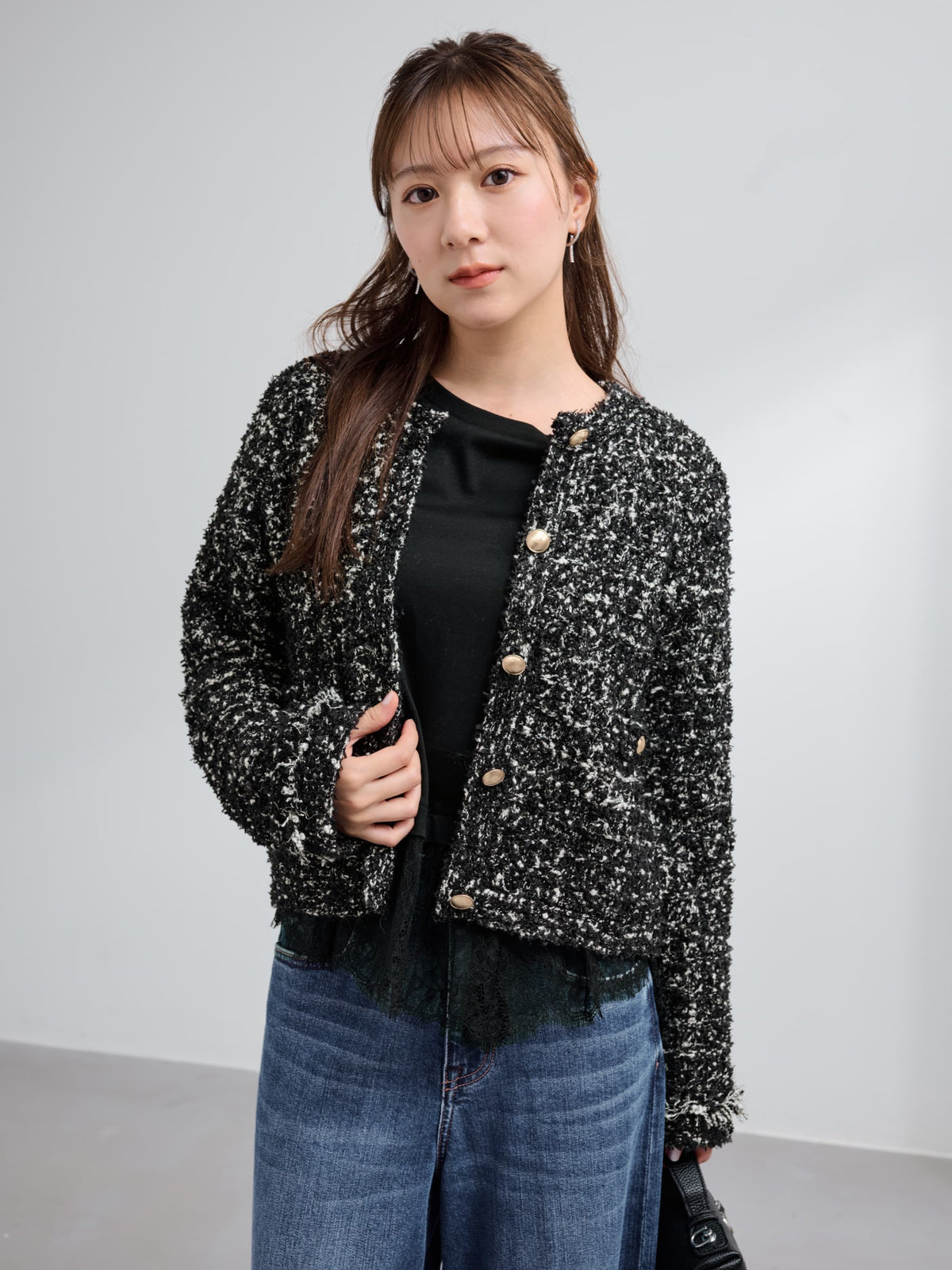 150cm | B:78 W:56 H:74 股下:69  | ワンサイズ着用